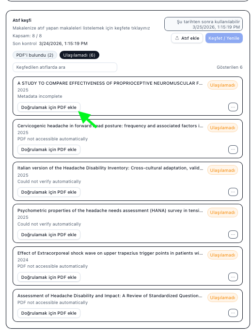 Resim 7: Tekli PDF yükleme