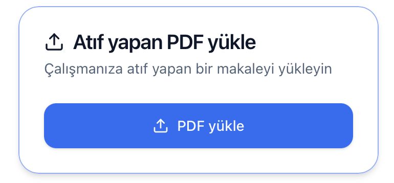 Screenshot: Upload articles that cite your work